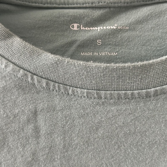 Champion Mint Green Tee with Logo - Picture 5 of 9